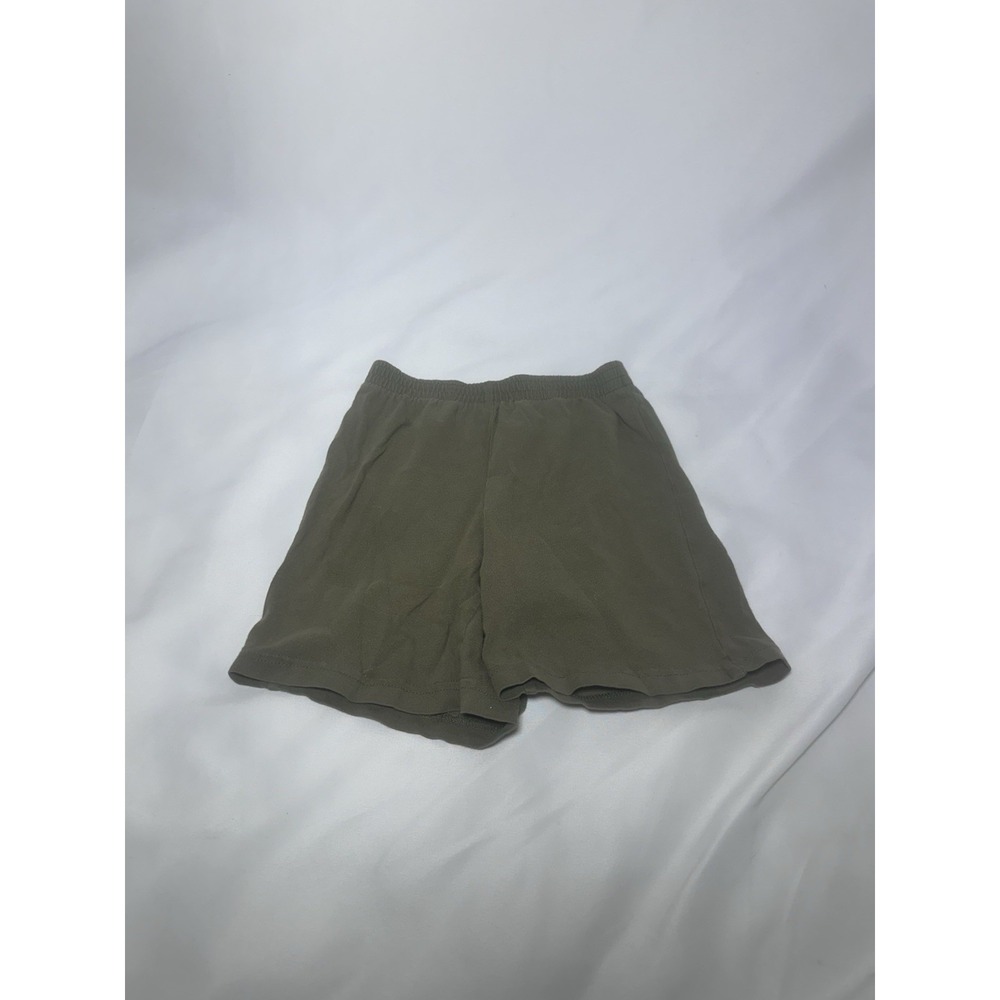 WonderKids Boys Olive Green Cotton Pull On Shorts Size 4T